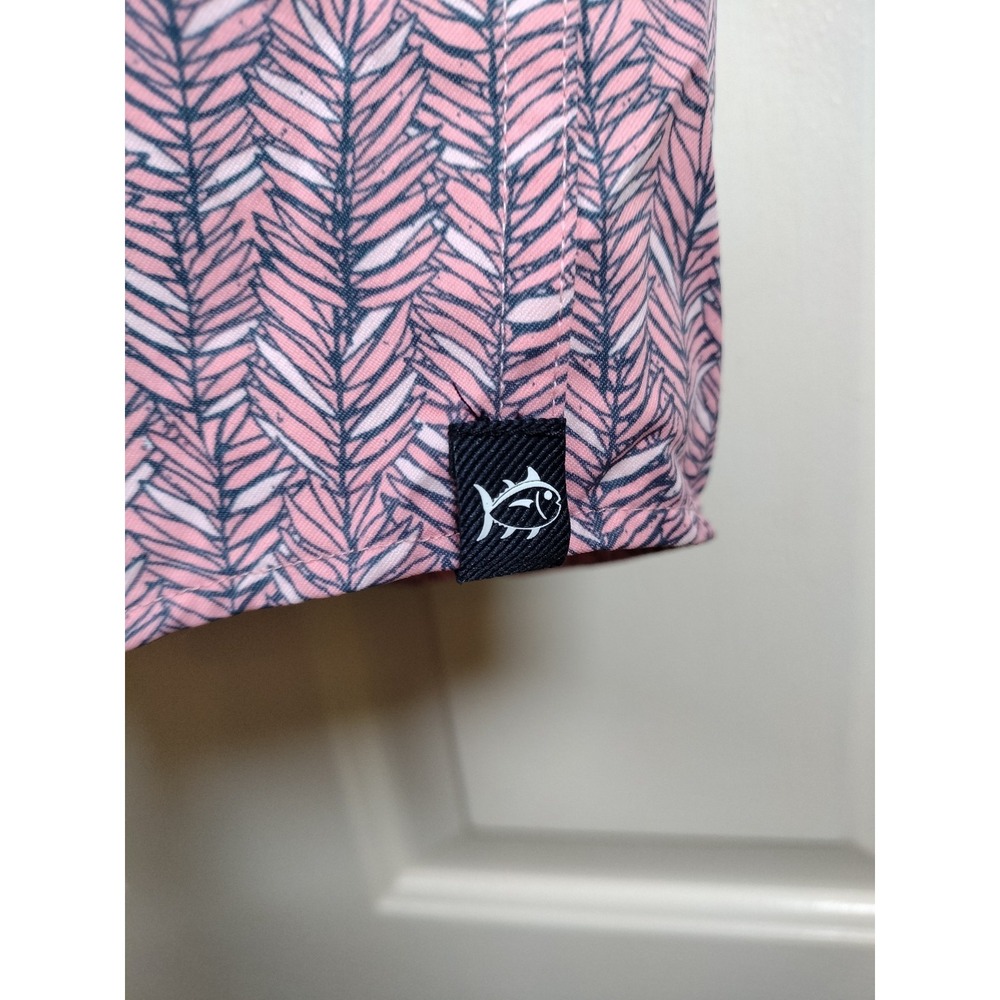 NWT Southern Tide Legally Frond Intercoastal Sport Shirt Mens Small Pink $120 - Picture 12 of 13
